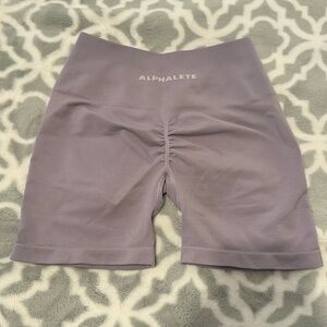 Alphalete lavender amplify shorts | Size S